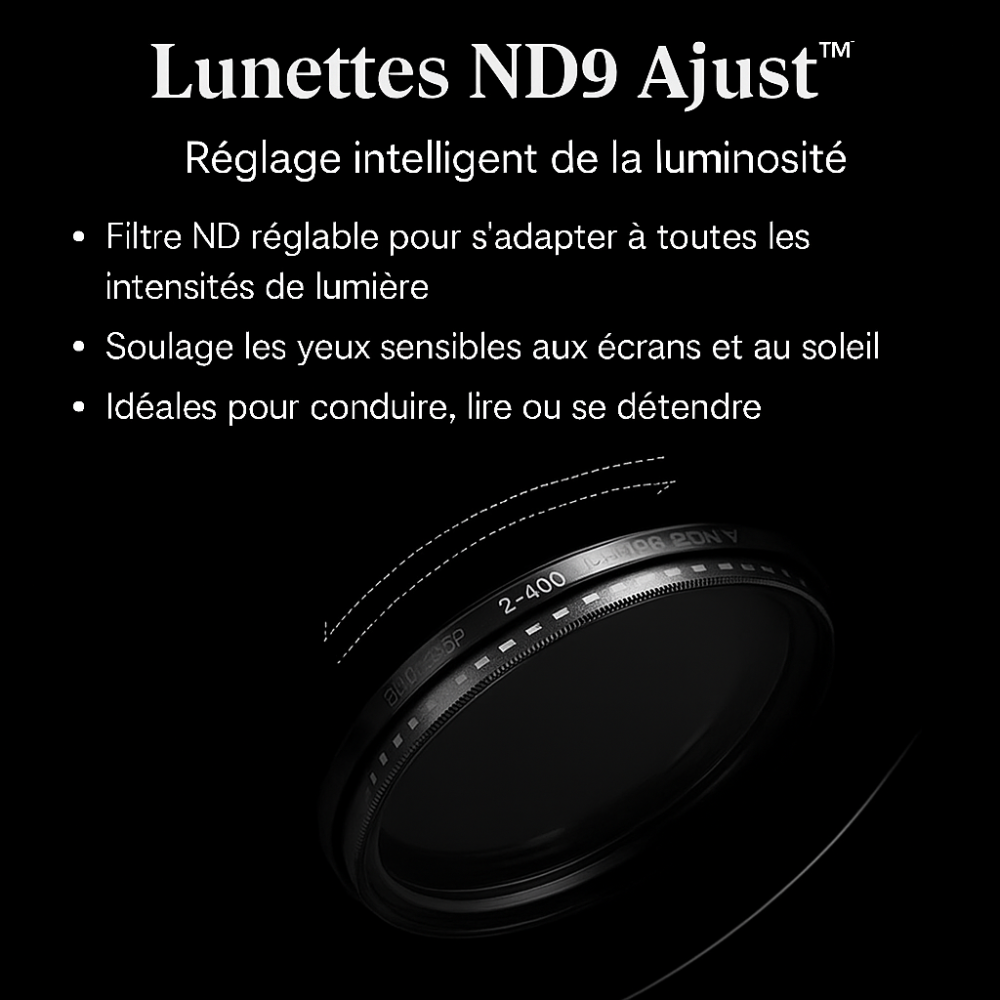Lunettes ND9 Ajust™ (ND Polarisées)