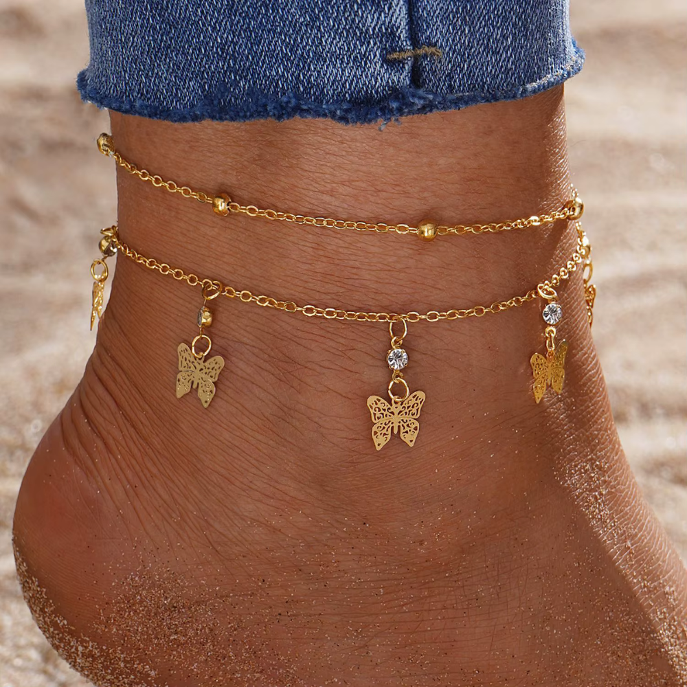Bracelet de Cheville Plaqué Or