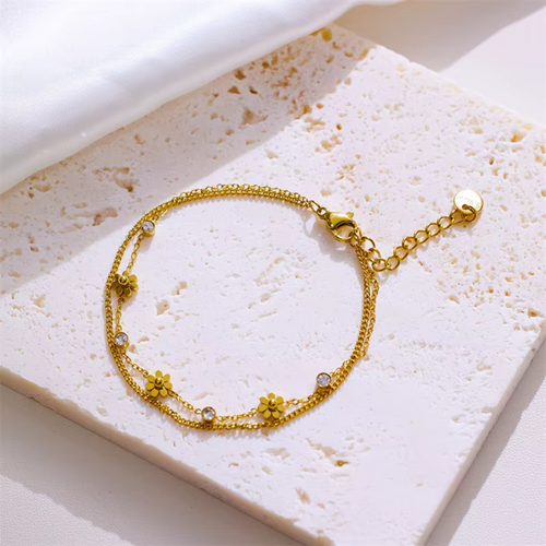 Bracelet de Cheville Plaqué Or